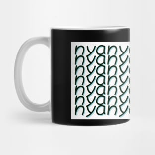 nya black pattern Mug